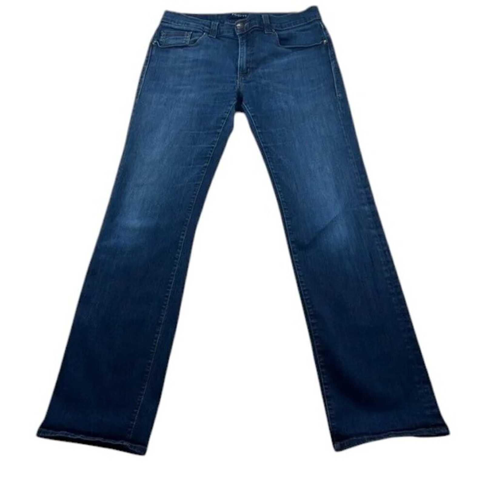 Fidelity Bootcut Jeans Men Size 32 Blue Stretch Denim 325 Inseam